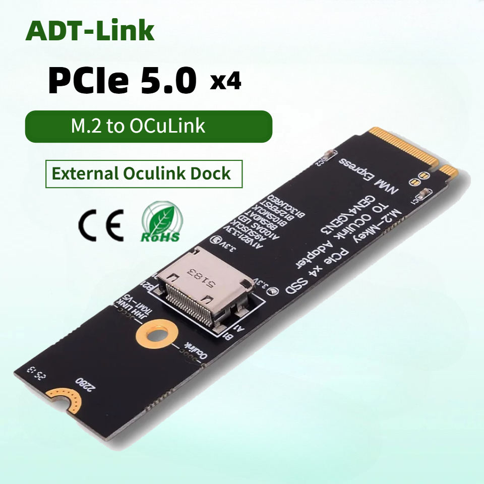 Oculink Egpu Dock Graphics Card - بطاقة رسومات خارجية للألعاب TKM1 PCIe